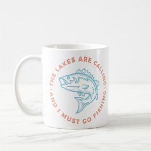 レイクスコール行く必要魚釣り コーヒーマグカップ