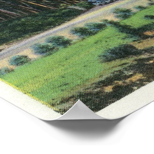 レイクスティーブンスビューオブザトールハウス ポスター (角)