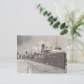 レイクスヒ素晴らしストリーオーボートシッピングPR PC B&W シーズンポストカード (スタンド正面)