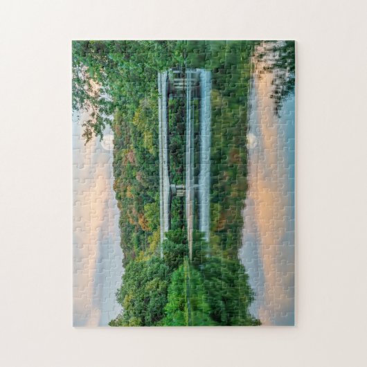 レイクスプリングフィールド夕べトランクイリティ ジグソーパズル (縦)