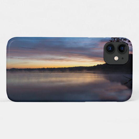 レイクスプリングフィールド秋の日の出iPhoneケース Case-Mate iPhoneケース (裏面(横))