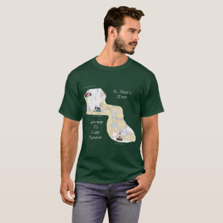 レイクスペリオルへの扉 セントメアリーリバー Tシャツ