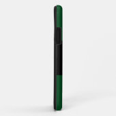 レイクスポーティワイドダークキャンプグリーンブラックストライプズ Case-Mate iPhoneケース (裏面/右)