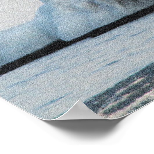 レイクスーペリアアイスプリント ポスター (角)