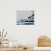 レイクスーペリアアイスプリント ポスター (キッチン)