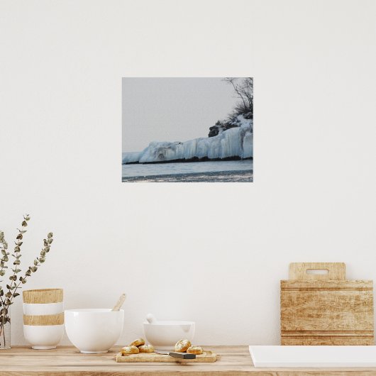 レイクスーペリアアイスプリント ポスター (キッチン)