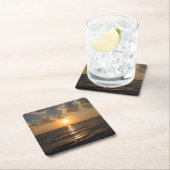 レイクスーペリアサンセットコースター スクエアペーパーコースター (インサイチュ)