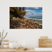 レイクスーペリアビーチ ポスター (キッチン)