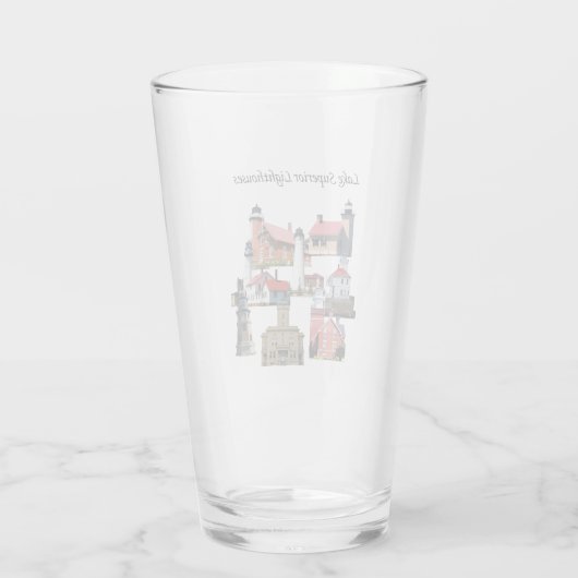 レイクスーペリアライトハウスグラス タンブラーグラス (裏面)