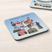 レイクスーペリアライトハウスコースター コースター (左側)