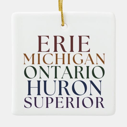 レイクス素晴らしテーマクリスマスツリーオーナメント セラミックオーナメント (正面)