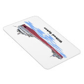 レイクス素晴らしフレーター・ウィルフレッド・サイケスストレートデッキ マグネット (右側)