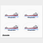 レイクス素晴らしフレーター・ウィルフレッド・サイケスストレートデッキ 楕円形シール (シート)