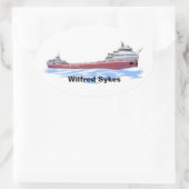 レイクス素晴らしフレーター・ウィルフレッド・サイケスストレートデッキ 楕円形シール (バッグ)