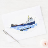レイクス素晴らしフレーターAlgomarine 楕円形シール (封筒)