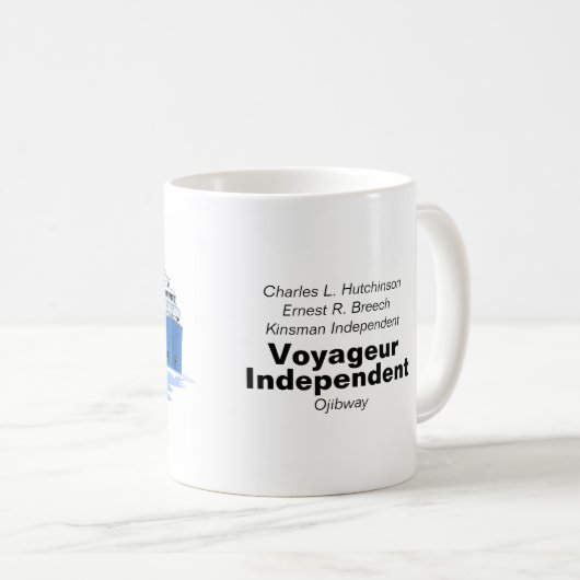 レイクス素晴らしフレーターVoyageur独立 コーヒーマグカップ (正面右)