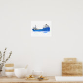 レイクス素晴らしフレーターVoyageur独立 ポスター (キッチン)