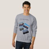 レイクス素晴らしレイターズスタンプシャツブラックレタリング スウェットシャツ (正面フル)