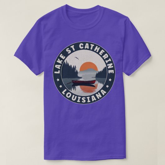 レイクセントキャサリンルイジアナ Tシャツ (デザイン正面)