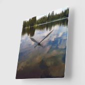 レイクタイム！ スクエア壁時計 (傾斜)