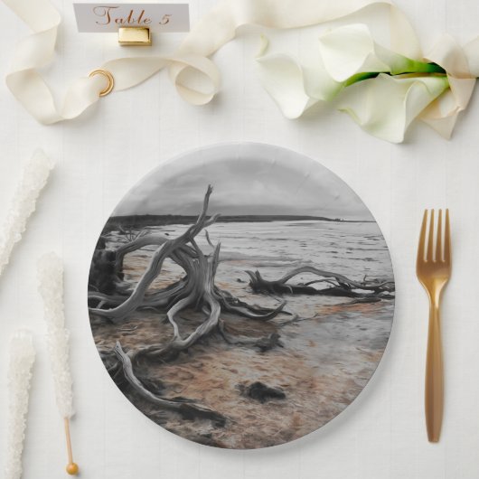 レイクタイレルナチュラルフォース紙プレート ペーパープレート (ウェディング)