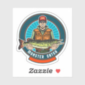 レイクタウト魚釣りステッカー |ダイカットのシール シール (シート)