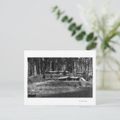 レイクタケニッチリゾートキャビンオンオレゴン海岸 ポストカード (スタンド正面)