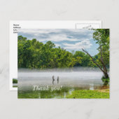 レイクタニエコモの夏の霧 感謝のポストカード ポストカード (正面/裏面)