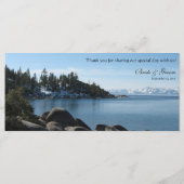 レイクタホの結婚式プログラム プログラム (裏面)