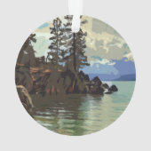 レイクタホアクリルオーナメント オーナメント (裏面)