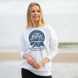 レイクタホアドベンチャーベアーファミリーマッチングバケーション スウェットシャツ