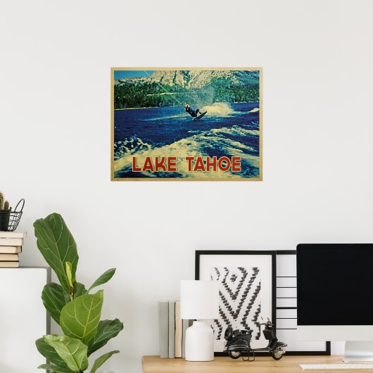 レイクタホウォータースキエ ポスター (ホームオフィス)