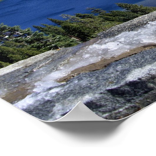 レイクタホエメラルドベイフォトプリント ポスター (角)