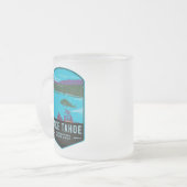 レイクタホエメラルドベイ州パーク フロストグラスマグカップ (正面左)