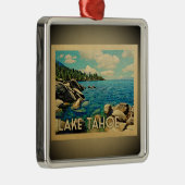レイクタホオーナメントヴィンテージトラベル メタルオーナメント (右)