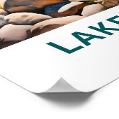 レイクタホカリフォルニアトラベルプリント ポスター (角)