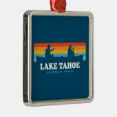 レイクタホカリフォルニアネバダカヌー メタルオーナメント (右)