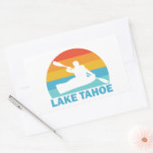 レイクタホカリフォルニアネバダカヤック 長方形シール (封筒)