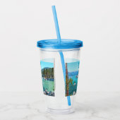 レイクタホカリフォルニアネバダヴィンテージ アクリルタンブラー (左)