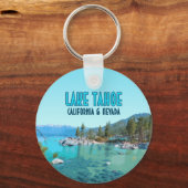 レイクタホカリフォルニアネバダヴィンテージ キーホルダー (正面)