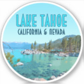 レイクタホカリフォルニアネバダヴィンテージ シール (正面)