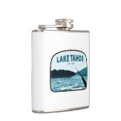 レイクタホカリフォルニアネバダ魚釣りロッド フラスク (右)