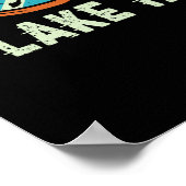 レイクタホカリフォルニアレトロスキースノーボード ポスター (角)