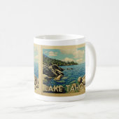 レイクタホコーヒーマグヴィンテージトラベル コーヒーマグカップ (正面右)