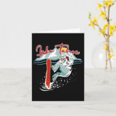 レイクタホシエラネバダカリフォルニアスノーボードS カード (黄色い花)