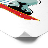 レイクタホシエラネバダカリフォルニアスノーボードS ポスター (角)