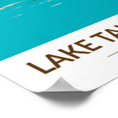 レイクタホネバダ州パークネバダヴィンテージ ポスター (角)