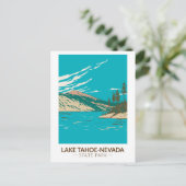 レイクタホネバダ州パークネバダヴィンテージ ポストカード (スタンド正面)