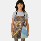 レイクタホブルーウォーターツリーハートラブ エプロン (インサイチュ)