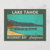 レイクタホマッキニーベイカリフォルニアヴィンテージ ポストカード (正面)